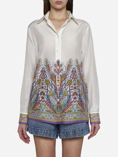 Etro Shirt  Woman Color White In White