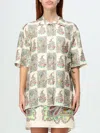 Etro Floral-print Shirt In Weiss
