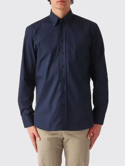 Etro Shirt  Men Color Navy In Blue