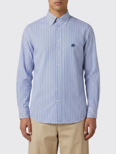Etro Shirt Men  In Blue