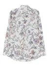 Etro Blue Shirts Men In Metallic