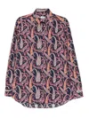 Etro Blue Shirts Men In Multi