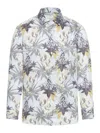 Etro Printed Cotton Shirt In Multicolour
