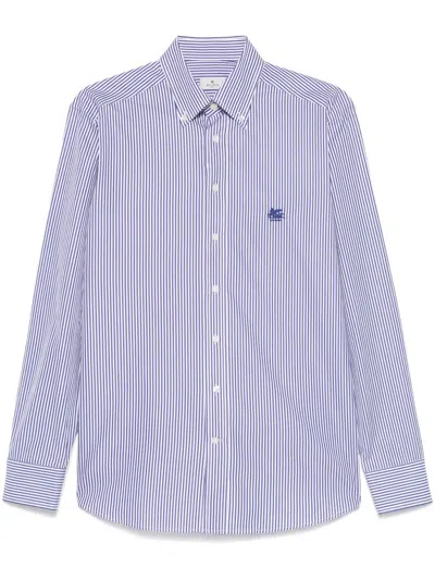 Etro Shirt Roma Logo Bd In Multi