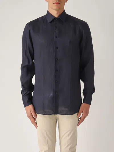 Etro Shirt Roma Logo Shirt In Black