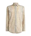 Etro Paisley Print Long-sleeved Shirt In Nude
