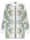 Etro Paisley Print Button-up Silk Shirt In Multicolor