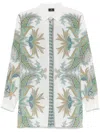 Etro Shirt With Blue And Green Multicolored Paisley Print
