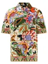 Etro Women's Shirt With Bouquet Print In White