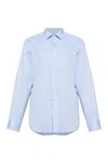 Etro Tailored Shirt Button Down Collar Long Sleeves In Blue