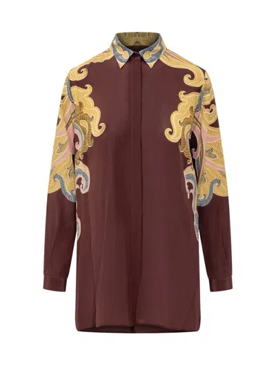 ETRO ETRO SHIRT WITH FLORAL PRINT