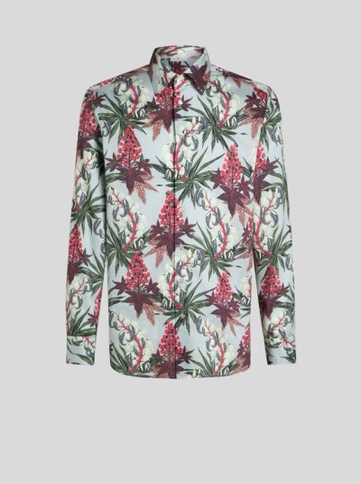 ETRO SHIRT WITH FOLIAGE PRINT