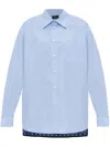 Etro Women Shirt With Paisley Print In Blue