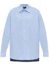 Etro Women Shirt With Paisley Print In Blue