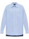 Etro Women Shirt With Paisley Print In Blue
