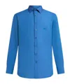 Etro Shirt With Pegaso Embroidery In Blue