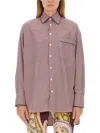 Etro Pegasus Shirt In Red