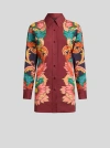 Etro Scarf Shirt In Multicolour