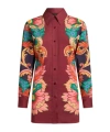 Etro Scarf Shirt In Red