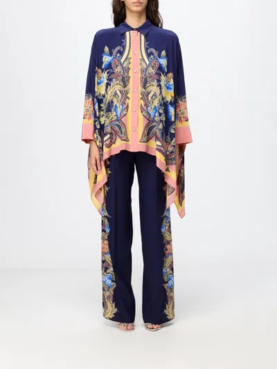 Etro Shirt Woman Color Blue