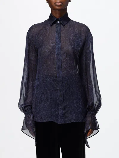 Etro Shirt Woman Color Blue