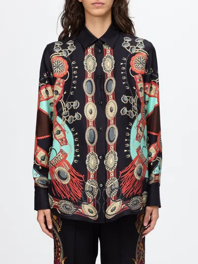 Etro Shirt Woman Color Blue In Multi