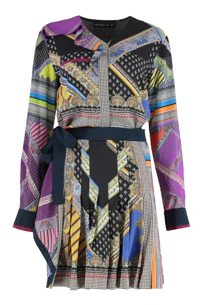 Etro Shirtdress In Multi