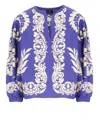 Etro Blue And White Paisley Blouse