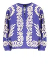 Etro Blue And White Paisley Blouse