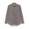 Etro Roma Paisley Print Shirt In Brown