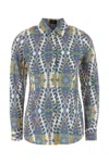 Etro Printed Stretch Poplin Shirt