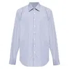 Etro Man Shirt Light Blue Size 17 Cotton In Blue