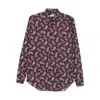 Etro Cotton Shirt With Paisley Print In Multi