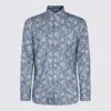 Etro Paisley Long Sleeves Button-down Collar Shirt In Burgundy