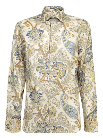 Etro Paisley-print Shirt In Fantasia