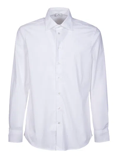 Etro Shirts In Bianco Ottico