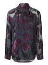 Etro Long-sleeved Cover-up In Black