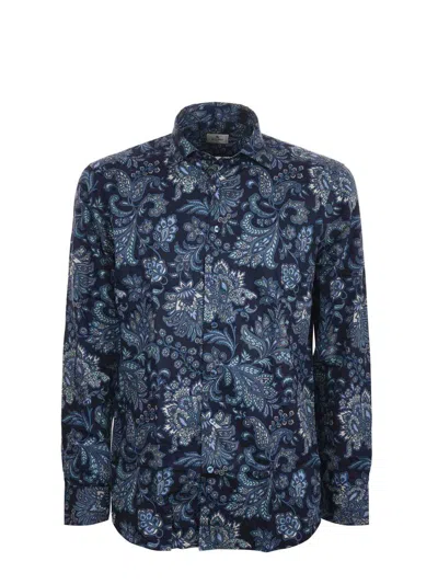 Etro Shirts In Blue