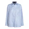 Etro Shirts Blue And Green In Multi