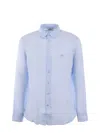 Etro Men's Button-down Collar Cotton Shirt In Blue
