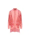 Etro Printed Button-up Silk Shirt In Multicolor