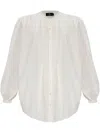 Etro Front Button-up Shirt With Band Collar In Multicolor