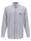 Etro Striped Cotton Shirt In Multicolour
