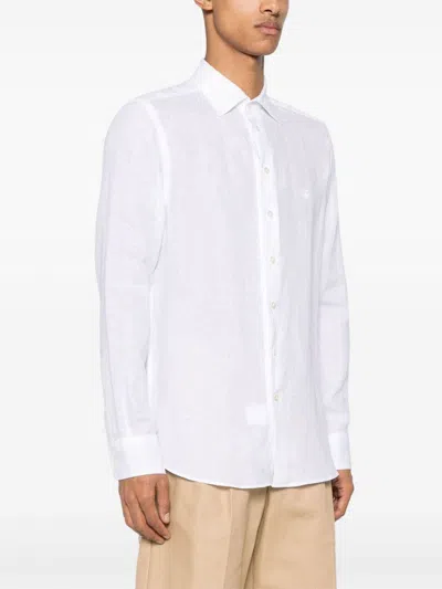 Etro Men's Cotton Button-down Shirt In White