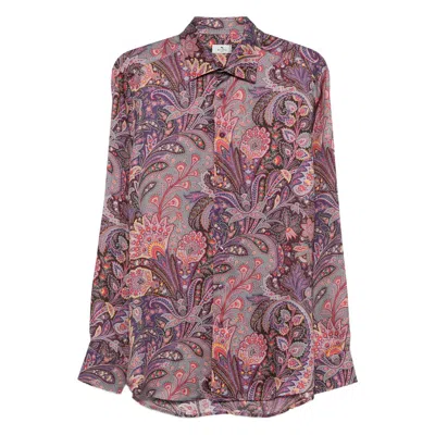 Etro Paisley-print Shirt In Multi