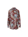 Etro Floral Foliage Shirt In Red