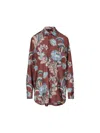 Etro Floral Foliage Shirt In Red