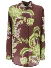 Etro Floral Oversized Shirt In Multi
