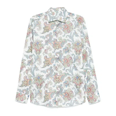 Etro Cotton Shirts In White