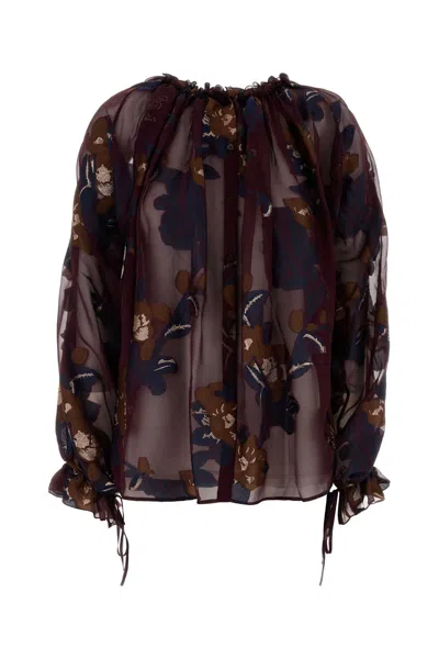 Etro Shirts Woman In Brown